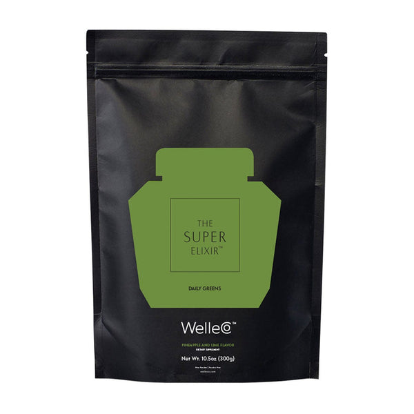 WelleCo Super Elixir - SUPER ELIXIR Greens Pineapple & Lime 300g Refill