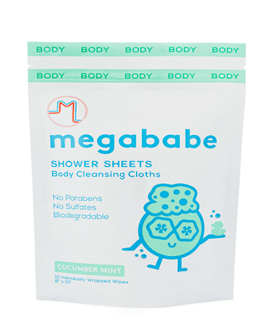 Megababe - Cucumber Mint Shower Sheets